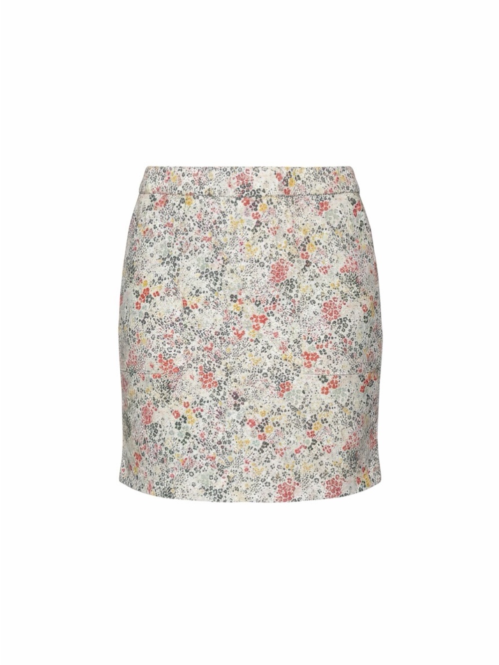 Lands End Petite Floral Pull On Skirt 2P